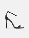 Dolce & Gabbana Black Leather Sandals In Black
