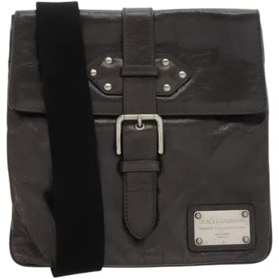 Pre-owned Dolce & Gabbana Black Leather Shoulder Bag ()