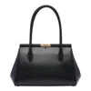 Dolce & Gabbana Black Leather Top Handle Bag