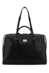 Dolce & Gabbana Vittoria Handbag With Top Handles And Strap In Black
