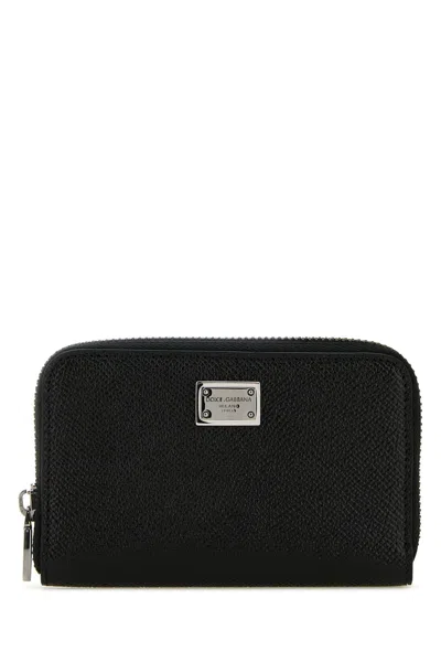 Dolce & Gabbana Black Leather Wallet