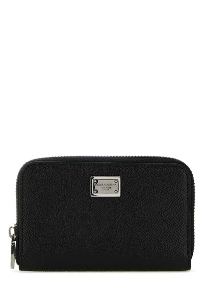 Dolce & Gabbana Black Leather Wallet