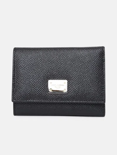 Dolce & Gabbana Black Leather Wallet