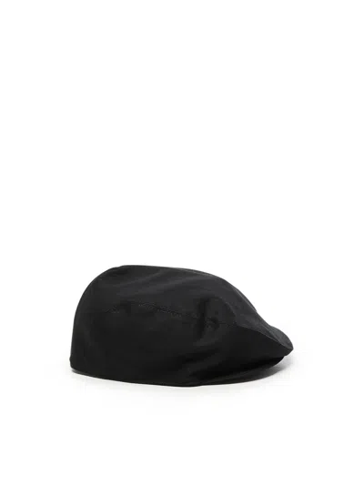 Dolce & Gabbana Black Linen Semi Hidden Visor Cap