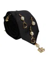 Dolce & Gabbana Black Cotton Embellished Newsboy Men Hat In Black