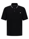 Dolce & Gabbana Polo Shirt In Piqué De Coton In Black