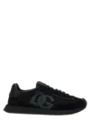 Dolce & Gabbana Low Top Sneakers Featuring Suede Accents In Black