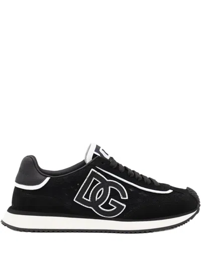 Dolce & Gabbana Black Logo Sneakers