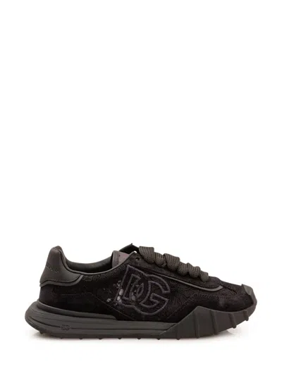 Dolce & Gabbana Black Logo Sneakers
