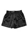 Dolce & Gabbana Black Swimsuit With Logo Plate On The Front In Tech Fabric Man In Black