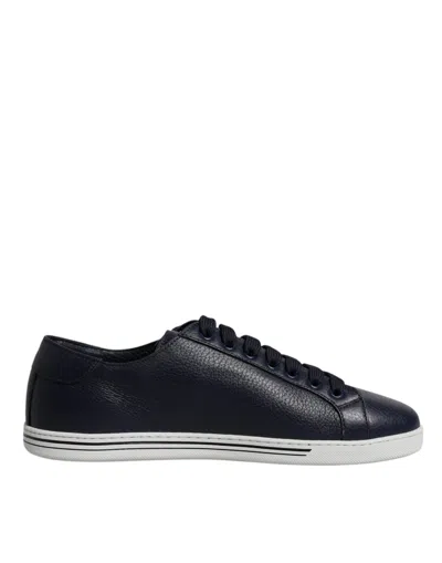 Dolce & Gabbana Black Low Top Men Saint Tropez Trainers Shoes
