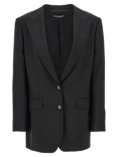 DOLCE & GABBANA BLACK MAMBO BLAZER
