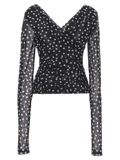 DOLCE & GABBANA BLACKWHITE MAMBO TOP