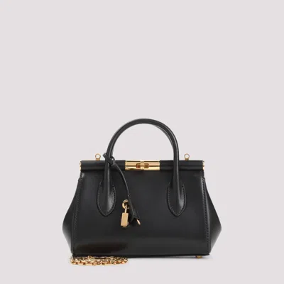 Dolce & Gabbana Black Marlene Frame Satchel