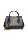 Dolce & Gabbana Black Marlene Mini Handbag In Black