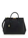 Dolce & Gabbana Black Marlene Satchel Bag In Black
