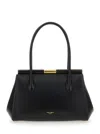 Dolce & Gabbana 'marlene Medium' Black Handbag With With Logo Embossed On The Back In Black