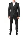 Dolce & Gabbana Black Martini 2 Buttons Suit 3 Piece Suit In Gray
