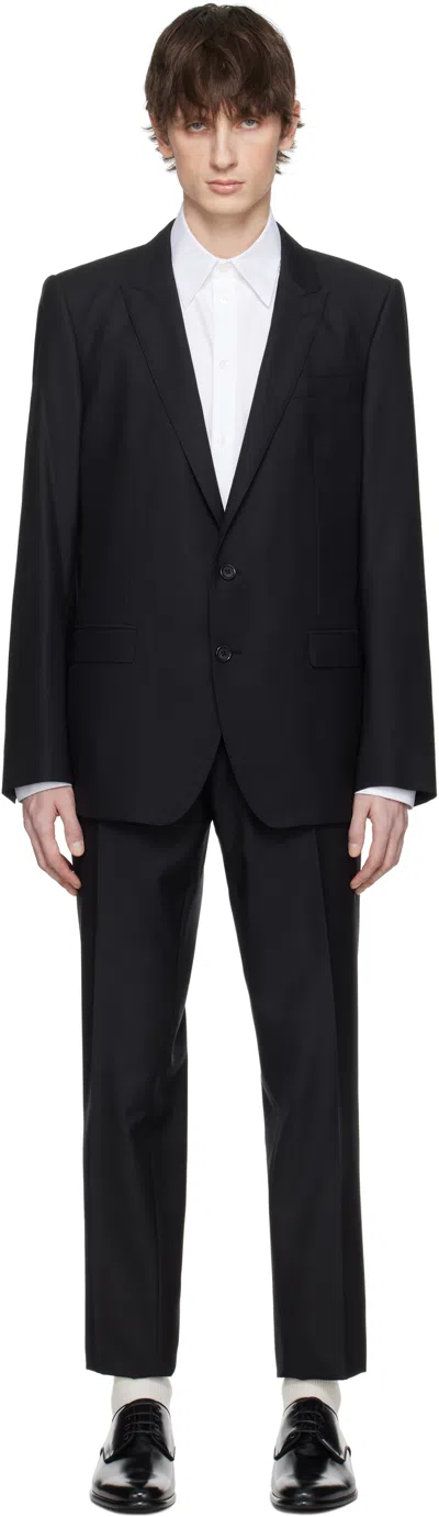 Dolce & Gabbana Black Martini-fit Suit In Nero