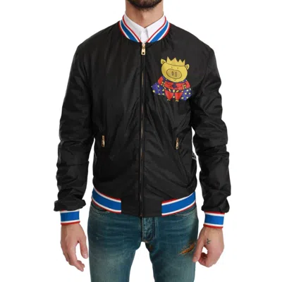 Dolce & Gabbana Black Material Men's Jacket