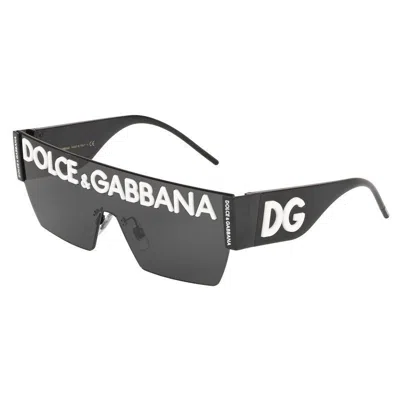 Dolce & Gabbana Black Metal Sunglasses For Men