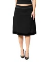 Dolce & Gabbana Black Mid Waist A-line Knee Length Women's Skirt In Multi