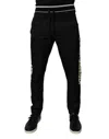 Dolce & Gabbana Black Mid Waist Jogger Men Sweatpants Pants In Black