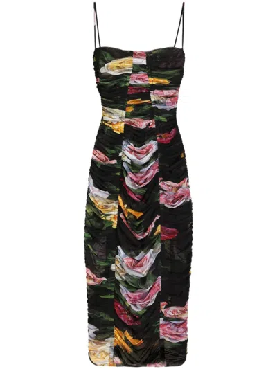 Dolce & Gabbana Black Midi Dress
