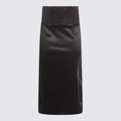 Dolce & Gabbana Black Midi Skirt