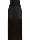 Dolce & Gabbana Black Midi Skirt