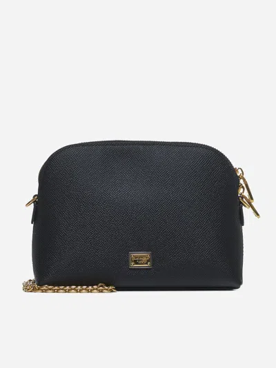 Dolce & Gabbana Black Mini Bag With Shoulder Strap