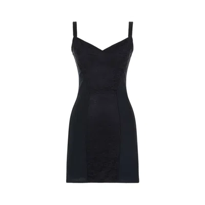 Dolce & Gabbana Black Mini Essential Dress For Women