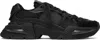 Dolce & Gabbana Black Sneakers With Chunky Sole And Breathable Upper In Nero/grafite