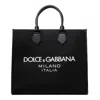 Dolce & Gabbana Large Rubberized Logo Top Handle Bag