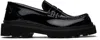 Dolce & Gabbana Square-toe Patent-leather Loafers In 80999 Nero