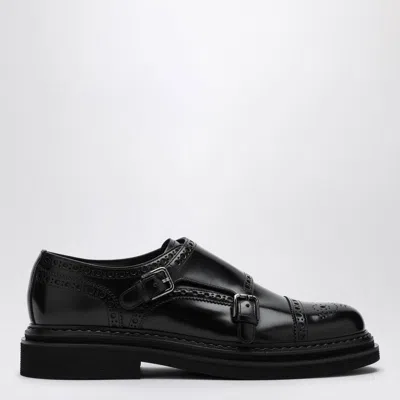 Dolce & Gabbana Black Monkstrap Loafer