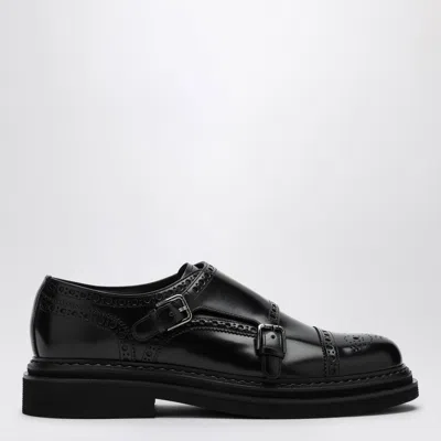 DOLCE & GABBANA DOLCE&GABBANA BLACK MONKSTRAP LOAFER