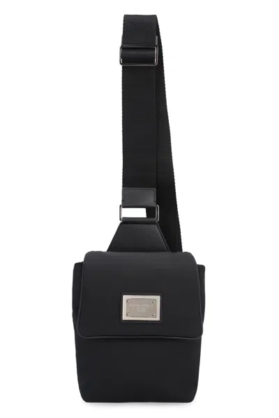 Dolce & Gabbana Black Nylon Belt Bag