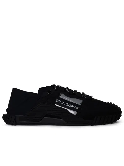 Dolce & Gabbana Black Nylon Blend Ns1 Sneakers