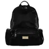 Dolce & Gabbana Black Nylon Backpack In Black