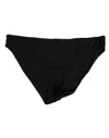 Dolce & Gabbana Black Nylon Stretch Slip Brief Women Women's Underwear In Black