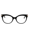 Dolce & Gabbana Black On Leo Acetate Optical Glasses In Black