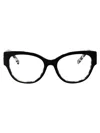 Dolce & Gabbana Eyewear Oval Frame Glasses In Black