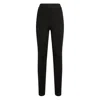 Dolce & Gabbana Elastic Waist Leggings In Black