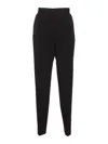 Dolce & Gabbana Corduroy Bootcut Pants With Belt Loops In Black