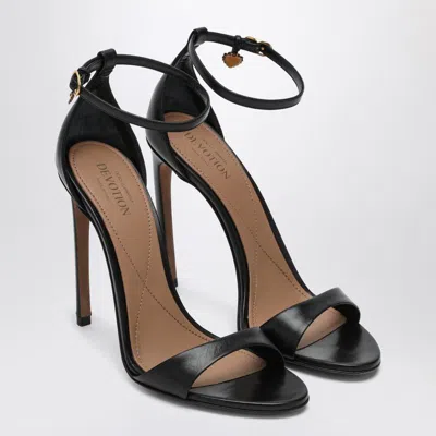 Dolce & Gabbana Dolce&gabbana Black Patent Leather Devotion Sandals Women