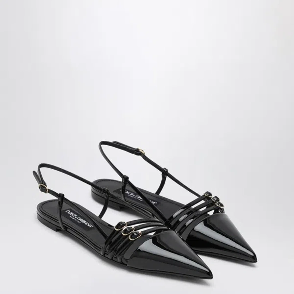 Dolce&Gabbana バッグに Black Patent Low Slingback 関送無 Dolce&Gabbana バッグに Black Patent Low Slingback 関送無
