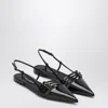 Dolce & Gabbana Black Patent Low Slingback In Black