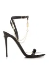 DOLCE & GABBANA BLACK PATENT SANDAL