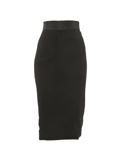 Pre-owned Dolce & Gabbana Black Pencil Skirt
